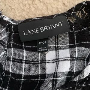 Black & White Plaid Top